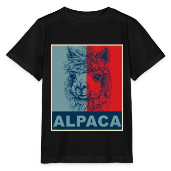 Alpaga alpaga - T-shirt bio MINI CREATOR Stanley/Stella Enfant - noir - Devant - Mikhail (115cm)