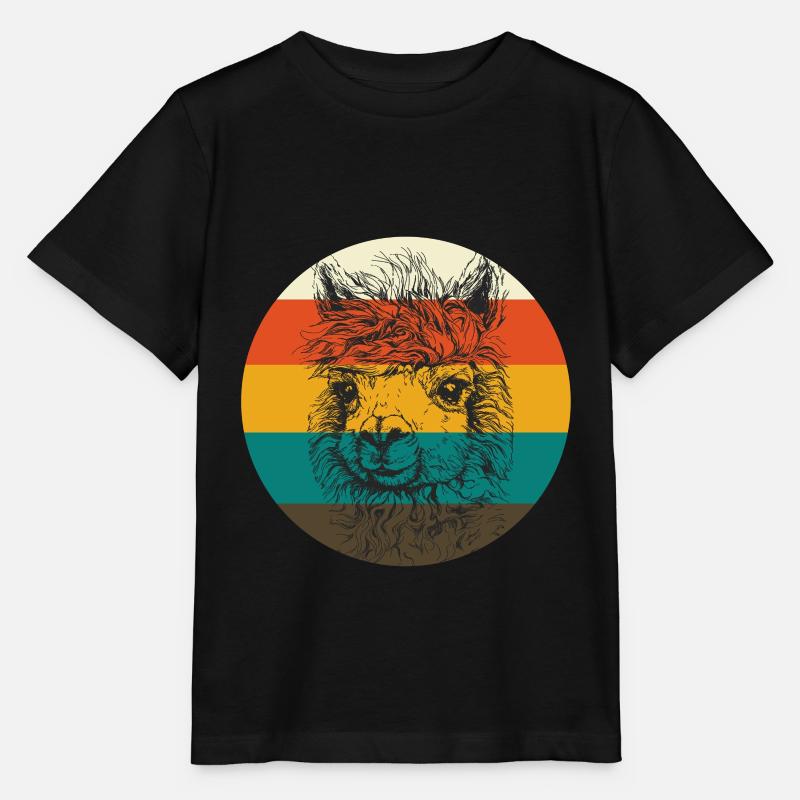 Alpaca alpaca - Stanley/Stella MINI CREATOR Kids’ T-Shirt - black