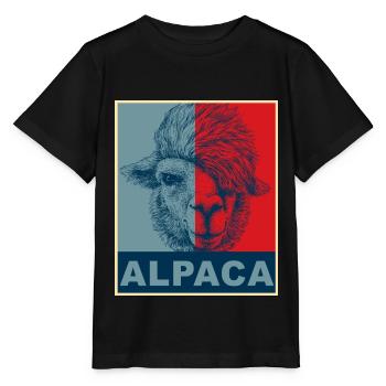 Alpaga alpaga - T-shirt bio MINI CREATOR Stanley/Stella Enfant - noir - Devant - Mikhail (115cm)