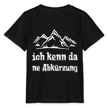 ich kenn da ne Abkürzung - Stanley/Stella Kinder T-Shirt MINI CREATOR  - Schwarz - Vorne - Mikhail (115cm)