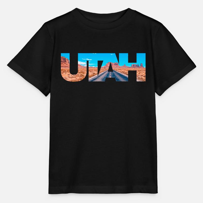Utah - T-shirt bio MINI CREATOR Stanley/Stella Enfant - noir