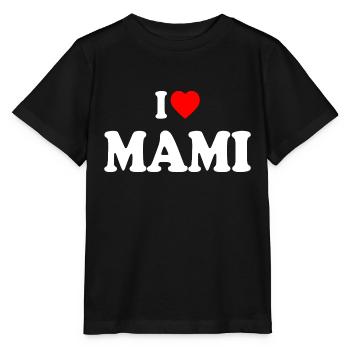 I love mami - Stanley/Stella Kinder T-Shirt MINI CREATOR  - Schwarz - Vorne - Mikhail (115cm)