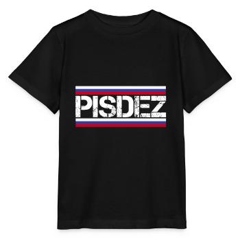 PISDEZ - Pisdetz - Pizdez пиздец Russia shirt - Stanley/Stella MINI CREATOR Kids’ T-Shirt - black - Front - Mikhail (115cm)