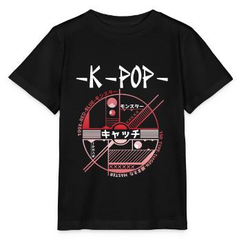 K Pop Style - K-Pop Fashion - Stanley/Stella MINI CREATOR Kids’ T-Shirt - black - Front - Mikhail (115cm)