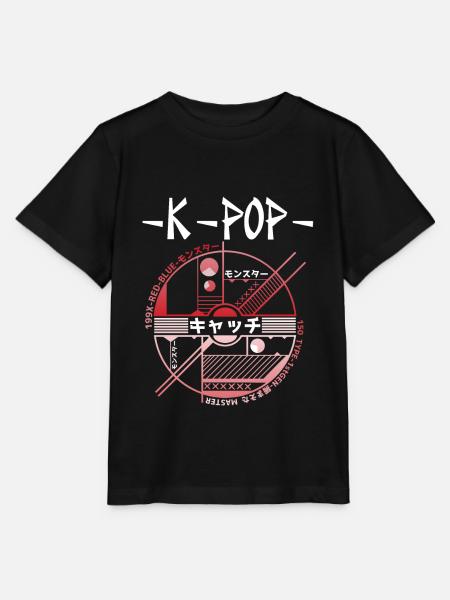 Style K Pop - Mode K-Pop - T-shirt bio MINI CREATOR Stanley/Stella Enfant - noir