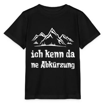 ich kenn da ne Abkürzung - Stanley/Stella Kinder T-Shirt MINI CREATOR  - Schwarz - Vorne - Mikhail (115cm)