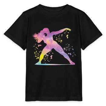 Lanceur de poids Colorsplash Lancer de poids - T-shirt bio MINI CREATOR Stanley/Stella Enfant - noir - Devant - Mikhail (115cm)