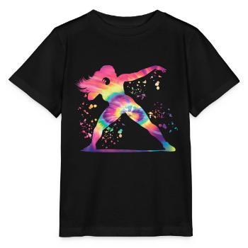 Lanceur de poids Colorsplash Lancer de poids - T-shirt bio MINI CREATOR Stanley/Stella Enfant - noir - Devant - Mikhail (115cm)