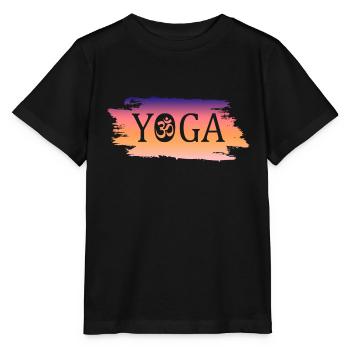 Yoga yoga - Stanley/Stella Kinder T-Shirt MINI CREATOR  - Schwarz - Vorne - Mikhail (115cm)