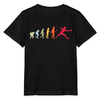 Évolution du tennis de table - T-shirt bio MINI CREATOR Stanley/Stella Enfant - noir - Devant - Mikhail (115cm)