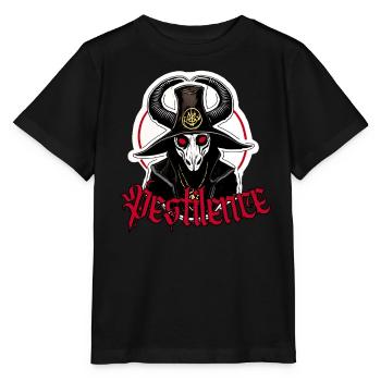 Prêtre de la peste occulte - T-shirt bio MINI CREATOR Stanley/Stella Enfant - noir - Devant - Mikhail (115cm)