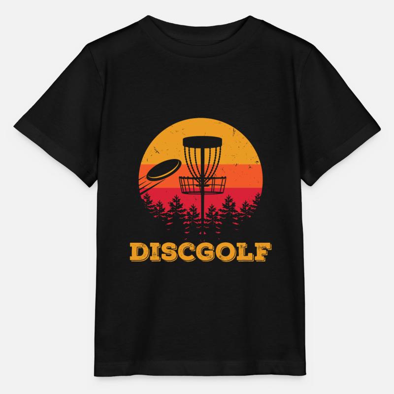 Frisbee Vintage Disc Golf Throwing Disc Gift - Stanley/Stella MINI CREATOR Kids’ T-Shirt - black