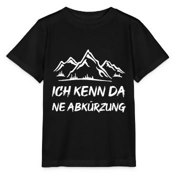 ich kenn da ne Abkürzung - Stanley/Stella Kinder T-Shirt MINI CREATOR  - Schwarz - Vorne - Mikhail (115cm)