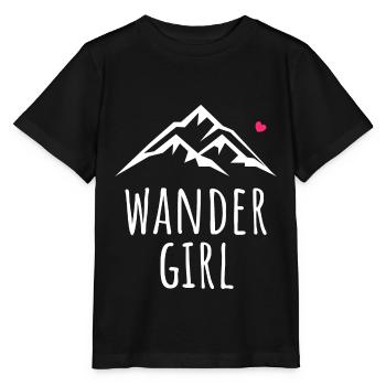 Wanderin Wander Girl - Stanley/Stella Kinder T-Shirt MINI CREATOR  - Schwarz - Vorne - Mikhail (115cm)
