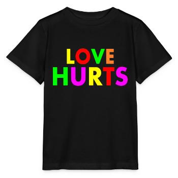 Love hurts - Stanley/Stella MINI CREATOR Kids’ T-Shirt - black - Front - Mikhail (115cm)