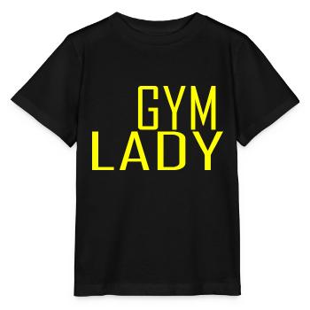 Gym Lady - Stanley/Stella Kinder T-Shirt MINI CREATOR  - Schwarz - Vorne - Mikhail (115cm)