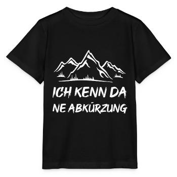 ich kenn da ne Abkürzung - Stanley/Stella Kinder T-Shirt MINI CREATOR  - Schwarz - Vorne - Mikhail (115cm)