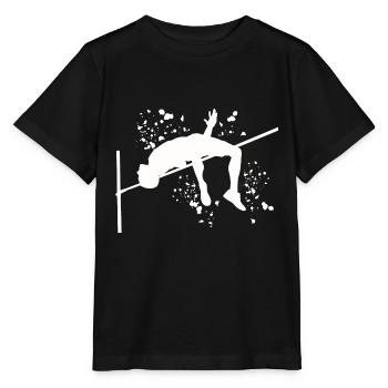 High Jumper Watercolor High Jump - Stanley/Stella MINI CREATOR Kids’ T-Shirt - black - Front - Mikhail (115cm)