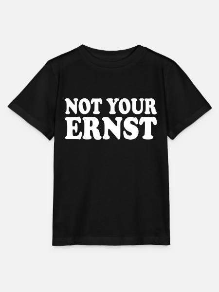 Not your ernst - Stanley/Stella Kinder T-Shirt MINI CREATOR  - Schwarz