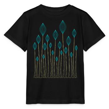 Decorative plants - Stanley/Stella MINI CREATOR Kids’ T-Shirt - black - Front - Mikhail (115cm)