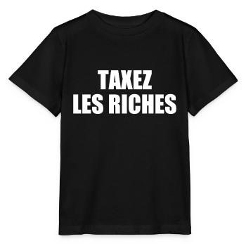 Besteuerung der Reichen - Stanley/Stella Kinder T-Shirt MINI CREATOR  - Schwarz - Vorne - Mikhail (115cm)