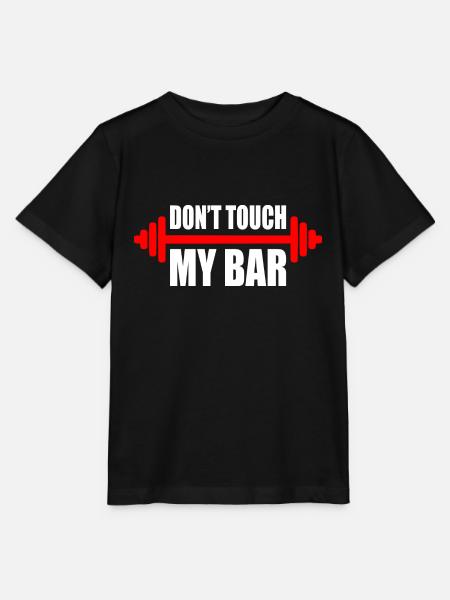 d'ont touch my bar - Stanley/Stella Kinder T-Shirt MINI CREATOR - Schwarz