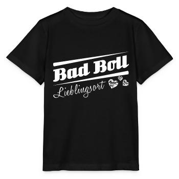 Bad Boll - Lieblingsort mit Stadtnamen - Stanley/Stella Kinder T-Shirt MINI CREATOR  - Schwarz - Vorne - Mikhail (115cm)