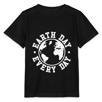 Tag der Erde jeden Tag - Stanley/Stella Kinder T-Shirt MINI CREATOR  - Schwarz - Vorne - Mikhail (115cm)
