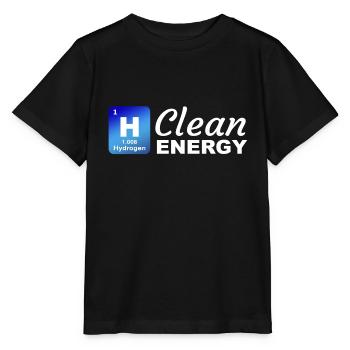 Wasserstoff - Sauberer Energie - Stanley/Stella Kinder T-Shirt MINI CREATOR  - Schwarz - Vorne - Mikhail (115cm)