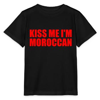 Kiss me im moroccan - T-shirt bio MINI CREATOR Stanley/Stella Enfant - noir - Devant - Mikhail (115cm)