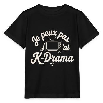 Ich kann kein K-Drama - Stanley/Stella Kinder T-Shirt MINI CREATOR  - Schwarz - Vorne - Mikhail (115cm)