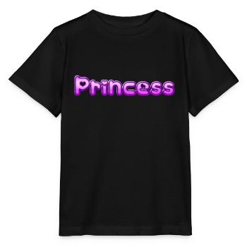 Text Princess - Stanley/Stella Kinder T-Shirt MINI CREATOR  - Schwarz - Vorne - Mikhail (115cm)