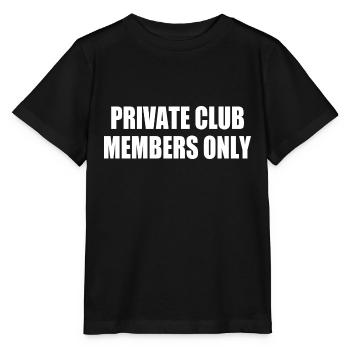 private club members only - Stanley/Stella Kinder T-Shirt MINI CREATOR  - Schwarz - Vorne - Mikhail (115cm)