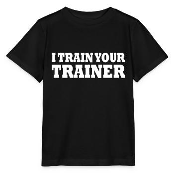 I train your trainer - Stanley/Stella Kinder T-Shirt MINI CREATOR  - Schwarz - Vorne - Mikhail (115cm)