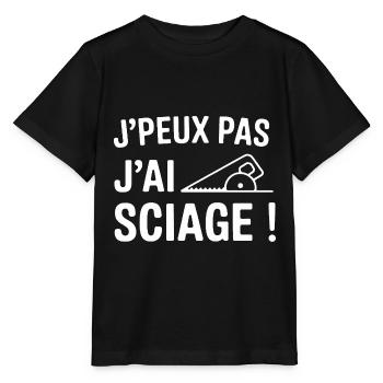 Ich kann nicht, ich habe gesehen! - Stanley/Stella Kinder T-Shirt MINI CREATOR  - Schwarz - Vorne - Mikhail (115cm)