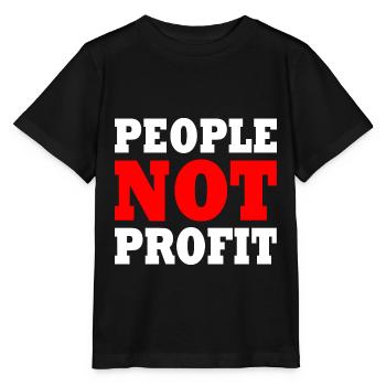 People not profit - T-shirt bio MINI CREATOR Stanley/Stella Enfant - noir - Devant - Mikhail (115cm)