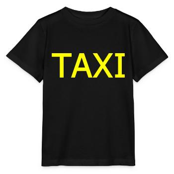 Taxi - Stanley/Stella Kinder T-Shirt MINI CREATOR  - Schwarz - Vorne - Mikhail (115cm)