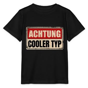 COOLER TYP - Stanley/Stella Kinder T-Shirt MINI CREATOR  - Schwarz - Vorne - Mikhail (115cm)