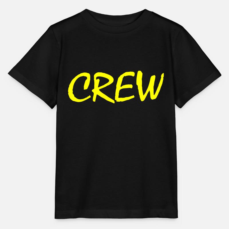 Crew - T-shirt bio MINI CREATOR Stanley/Stella Enfant - noir