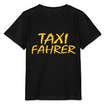 Taxi - Stanley/Stella Kinder T-Shirt MINI CREATOR  - Schwarz - Vorne - Mikhail (115cm)