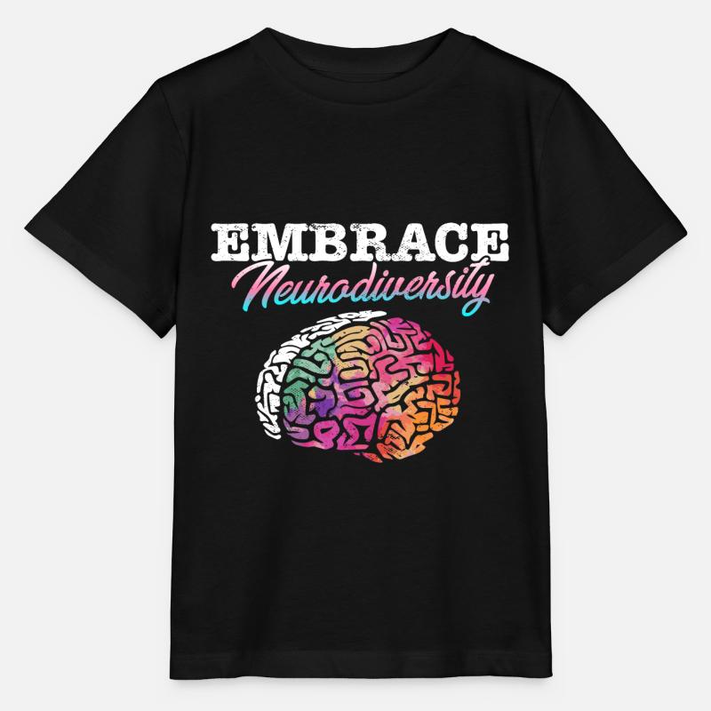 Autism Awareness I ADHD I ASD I Embrace - Stanley/Stella Kinder T-Shirt MINI CREATOR  - Schwarz