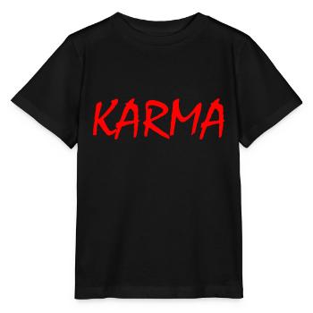 Karma - Stanley/Stella Kinder T-Shirt MINI CREATOR  - Schwarz - Vorne - Mikhail (115cm)