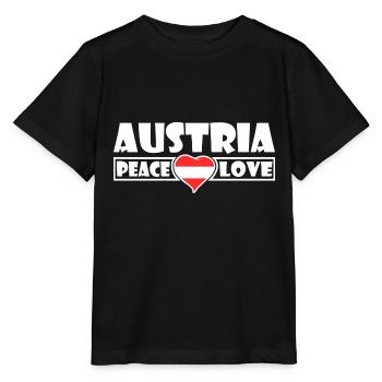 Autriche - Autriche - T-shirt bio MINI CREATOR Stanley/Stella Enfant - noir - Devant - Mikhail (115cm)