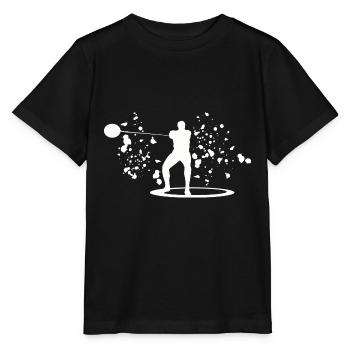 Lanceur de marteau Colorsplash Lancer de marteau - T-shirt bio MINI CREATOR Stanley/Stella Enfant - noir - Devant - Mikhail (115cm)