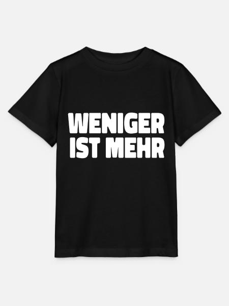 Weniger ist mehr - Stanley/Stella Kinder T-Shirt MINI CREATOR - Schwarz