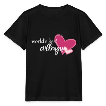 weltbeste Kollegin - Stanley/Stella Kinder T-Shirt MINI CREATOR  - Schwarz - Vorne - Mikhail (115cm)