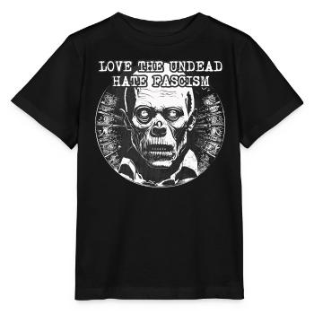 Zombie contre fascisme Zombies - T-shirt bio MINI CREATOR Stanley/Stella Enfant - noir - Devant - Mikhail (115cm)