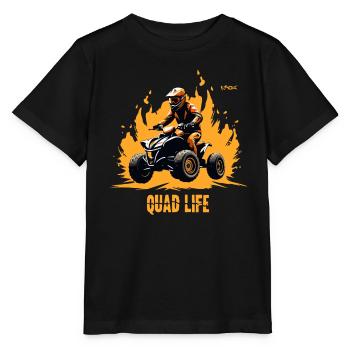 Quad Life: Motorcycle Motocross - Stanley/Stella MINI CREATOR Kids’ T-Shirt - black - Front - Mikhail (115cm)