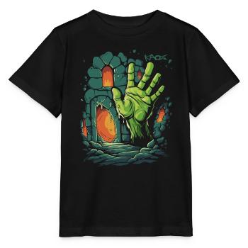 Die Verlies Zombie Hand - Stanley/Stella Kinder T-Shirt MINI CREATOR  - Schwarz - Vorne - Mikhail (115cm)