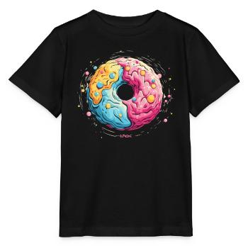 Eine Donut Galaxie - Stanley/Stella Kinder T-Shirt MINI CREATOR  - Schwarz - Vorne - Mikhail (115cm)